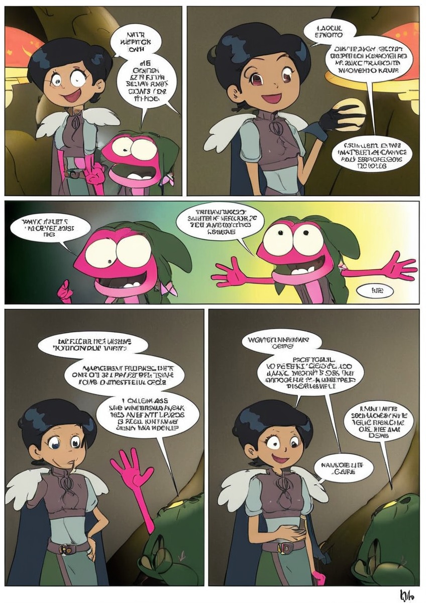 comic, amphibia, sprig, amphibiafanart, marcywu