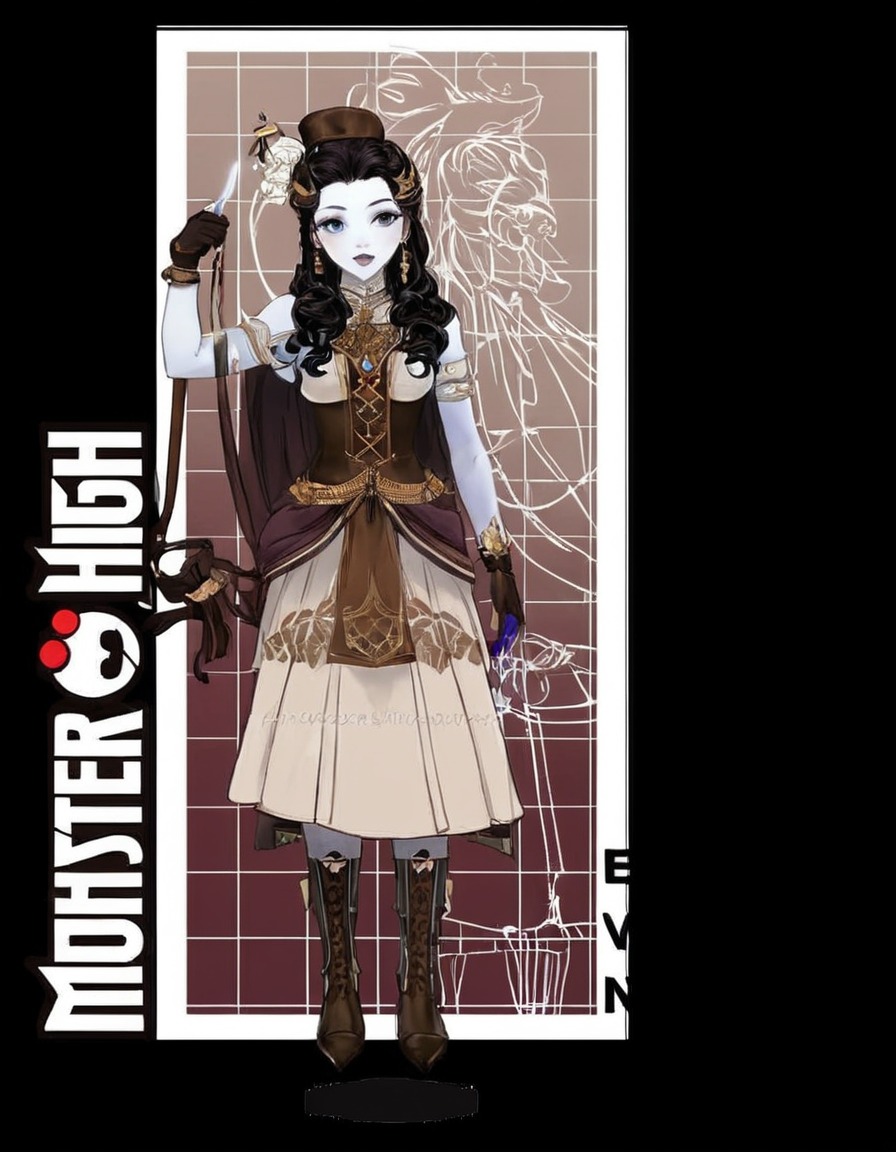 characterdesign, adoptable, monsterhigh, digitalart, originalcharacter, adoptablesopen, characterconcept, monster, gothic, vampire, outfit