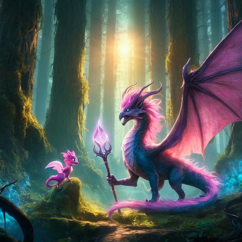 magic, fantasyart, dragon, digitalart, forest, mythical, characterdesign, guardian, photography, beautiful, dragoness, family, staff, adoptablesopen, adoptadoptable