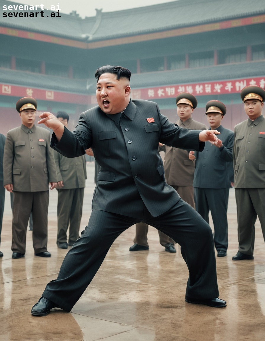 humorous, satire, politics, dance, unexpected, kim jong-un, north korea