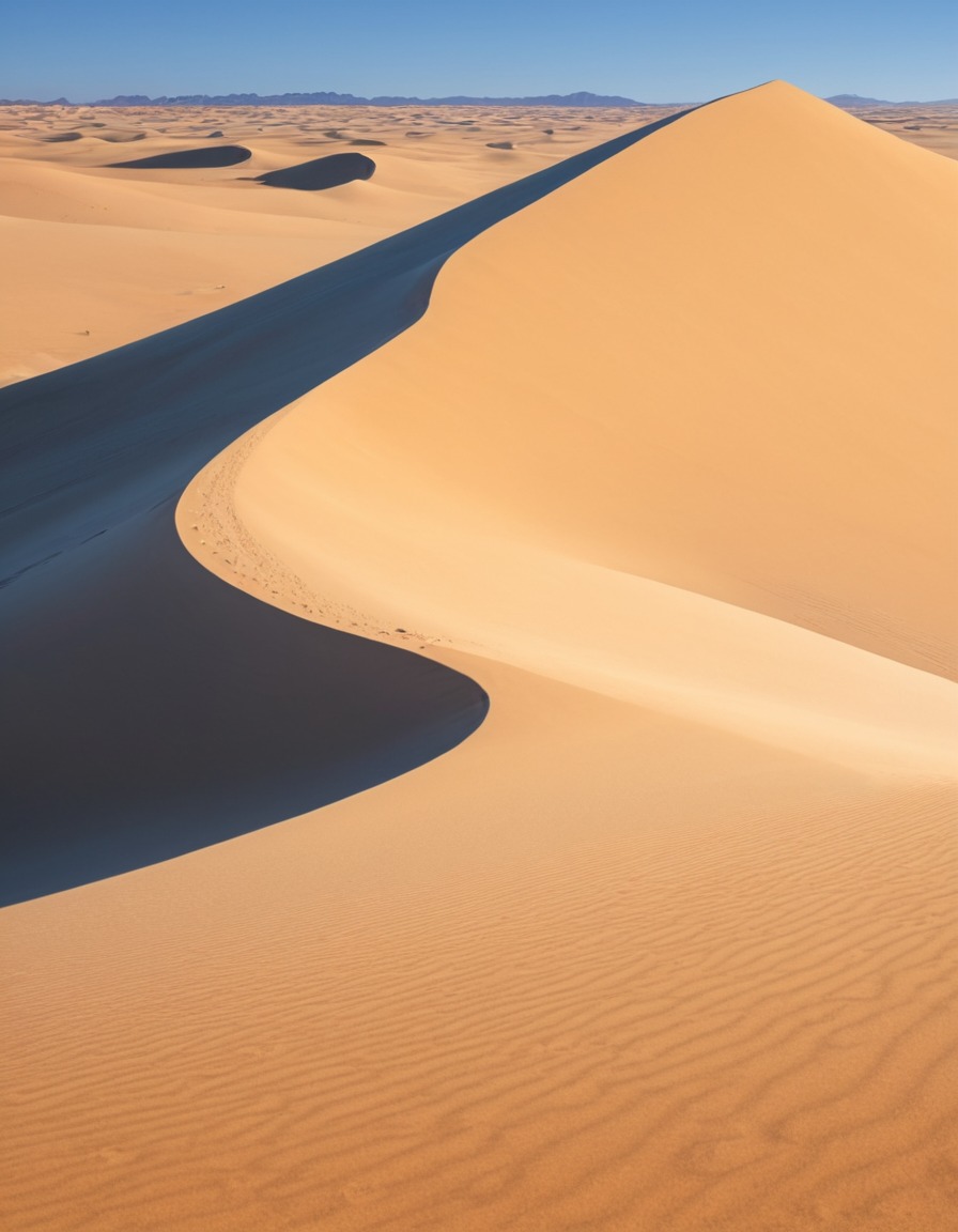 nature, sand dune, beautiful, landscape, desert, sand, scenery