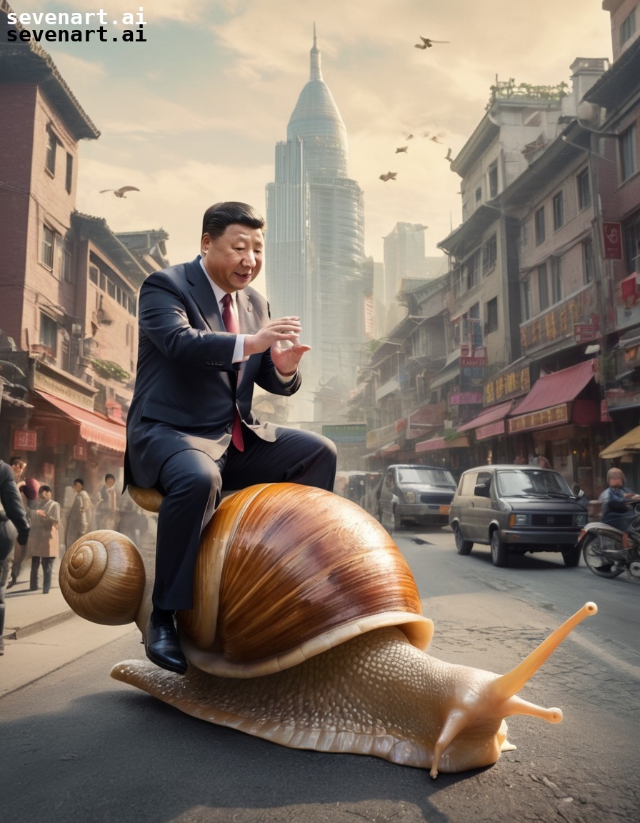 humorous, fantasy, miniature, adventure, surreal, xi jinping, china