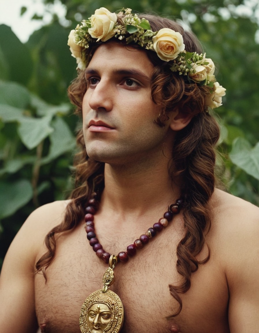 dionysus, greek god, modern interpretation, reimagined deity, artistic representation