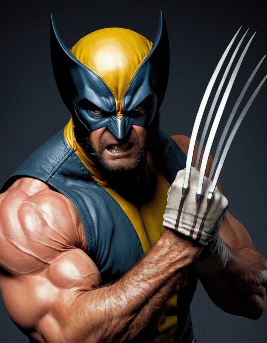 wolverine, logan, marvel, superhero, action, painting, movies