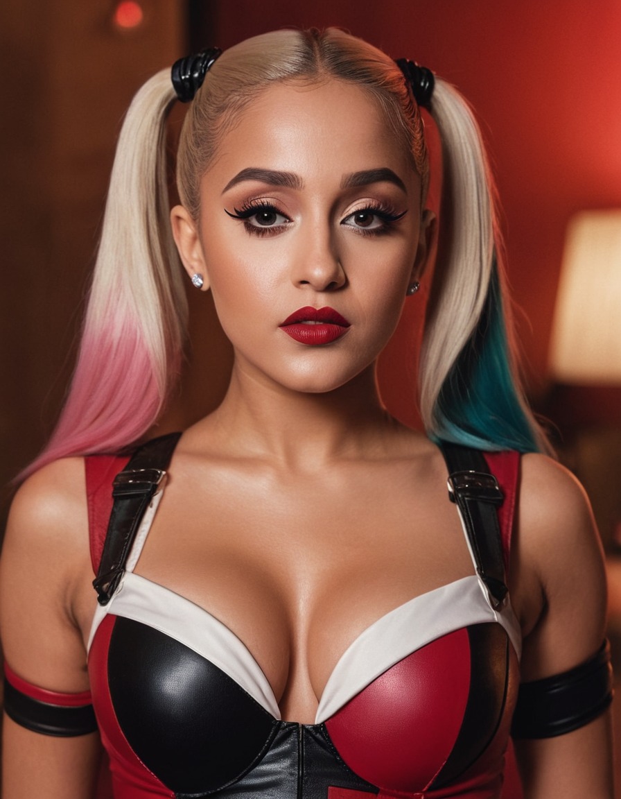 harley quinn, ariana grande, dc comics, actress, singer, musician