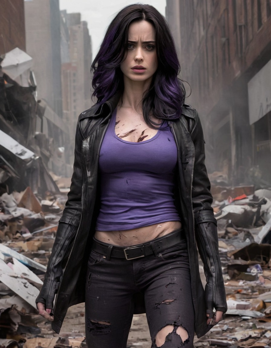 jessica jones, marvel comics, superhero, battle, ripped clothes