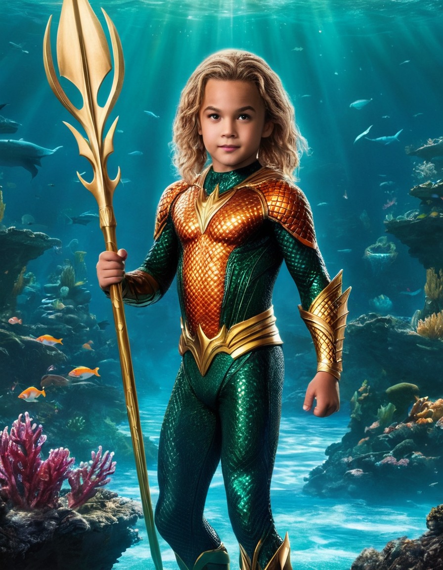 aquaman, childhood, superhero, king of atlantis, dc comics, arthur curry, atlantis