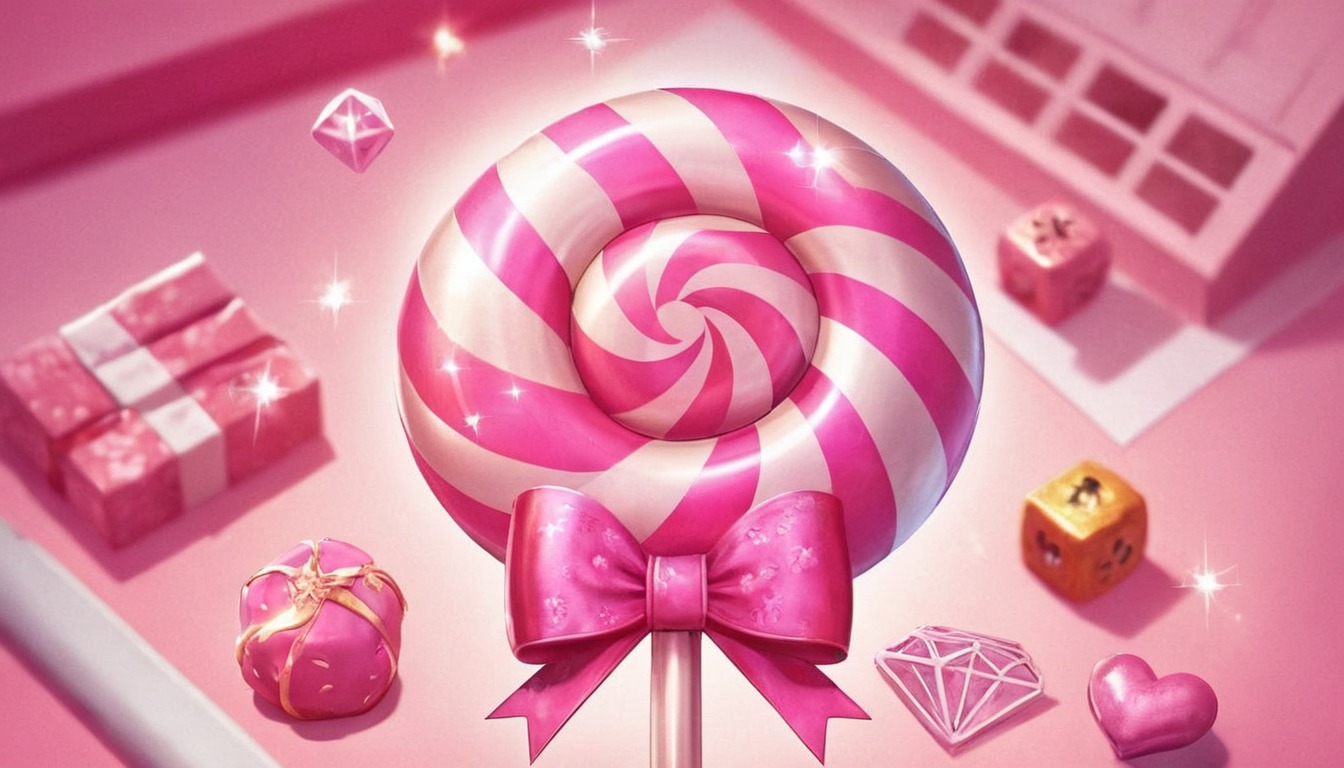 candy, closeup, lollipop, pink, sweets