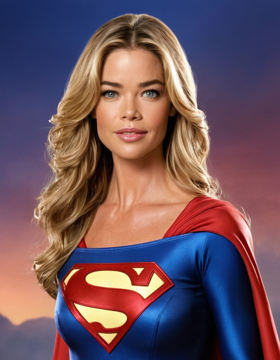 denise richards, supergirl, actress, superhero, hollywood