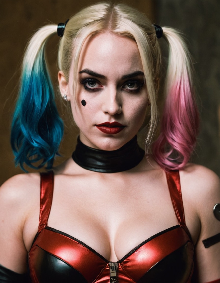 superhero, victory, harley quinn, dc comics, battle, comics, antagonist