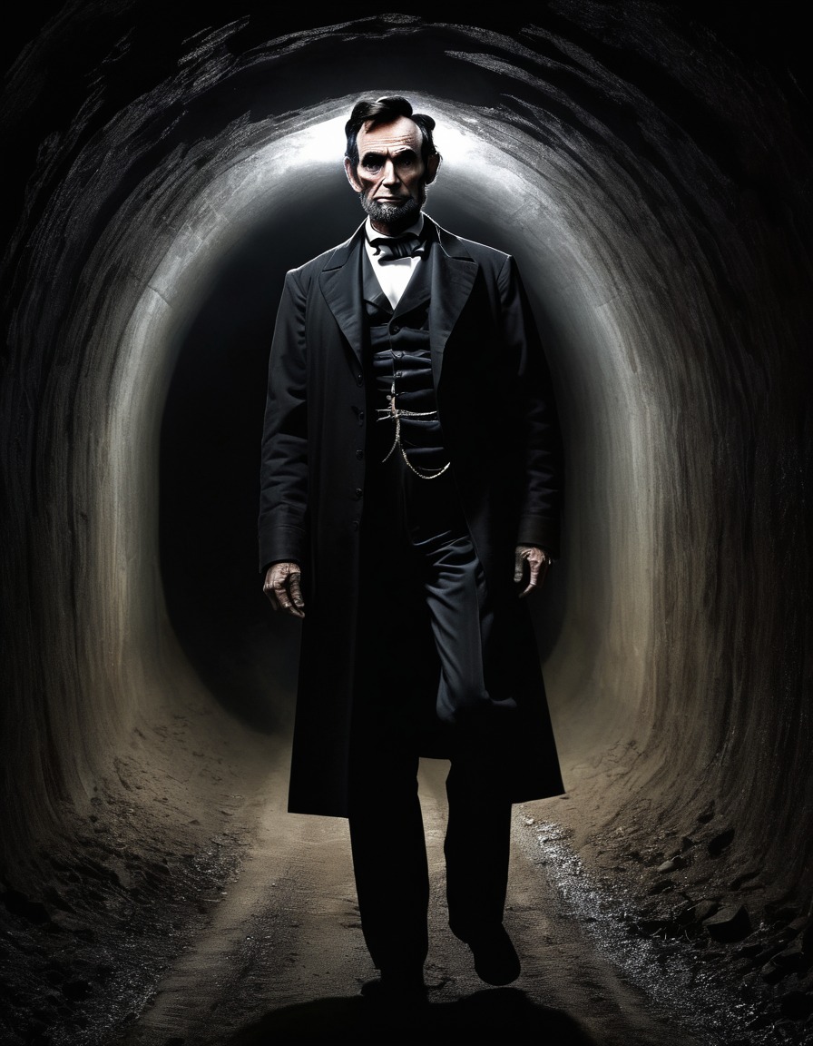 abraham lincoln, tunnel, historical figure, leadership