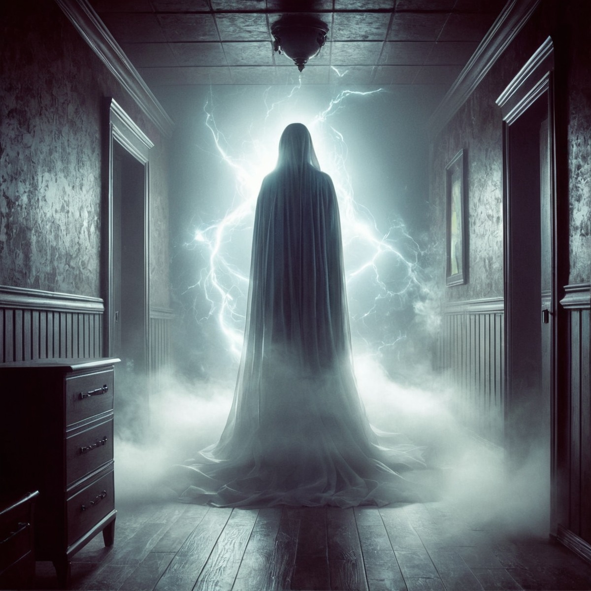 horror, monster, creepy, ghost, spooky, spirit, supernatural, halloween, fog, apparition