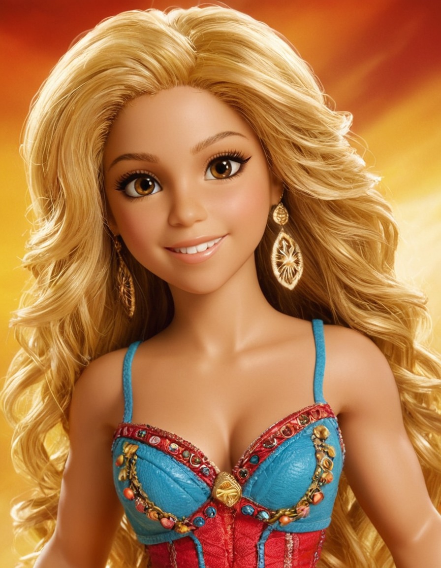 shakira, singer, musician, toy, pop culture, celebrity, entertainment