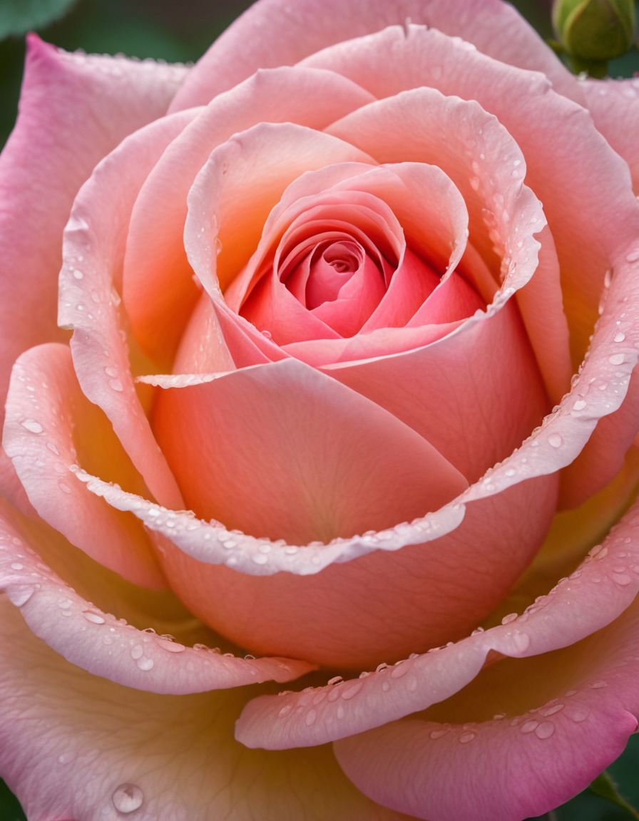 macro photography, rose, nature, close-up shot