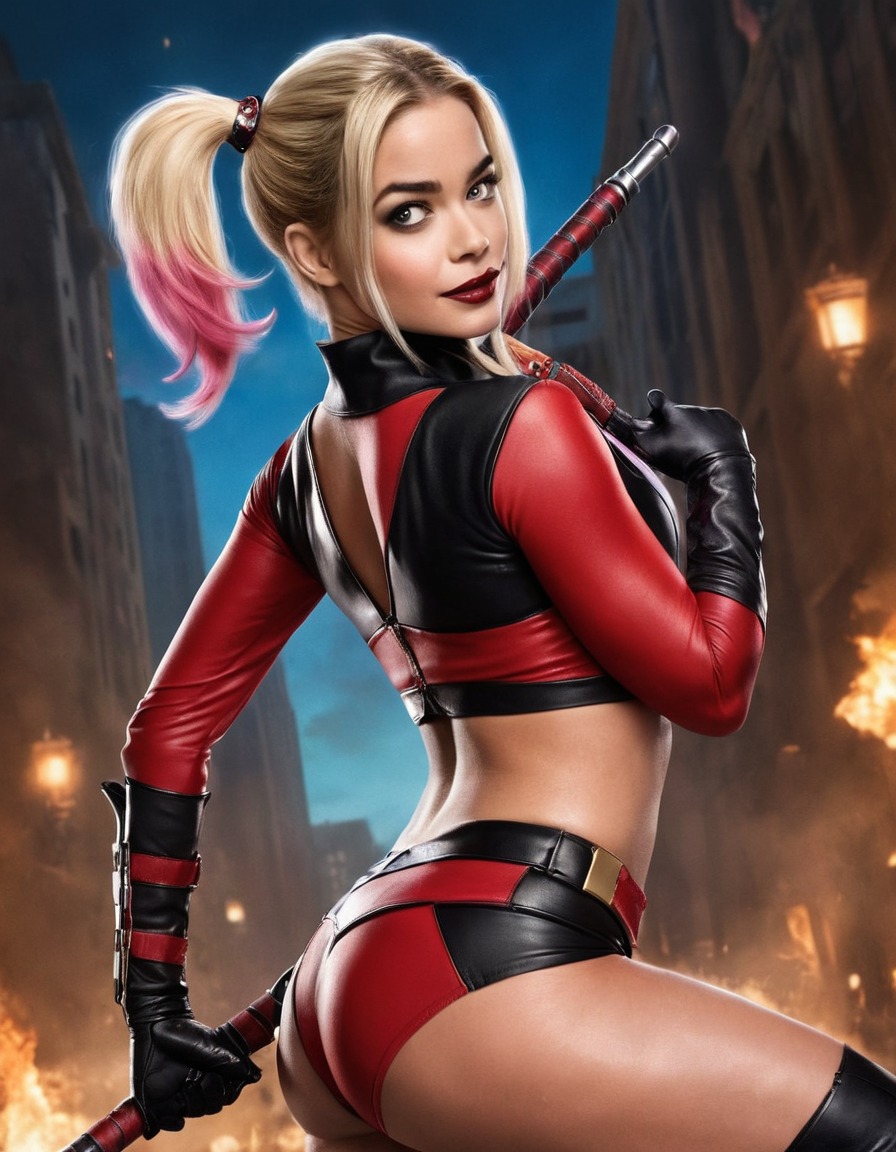 denise richards, harley quinn, actress, comic character, superhero, action role, entertainment