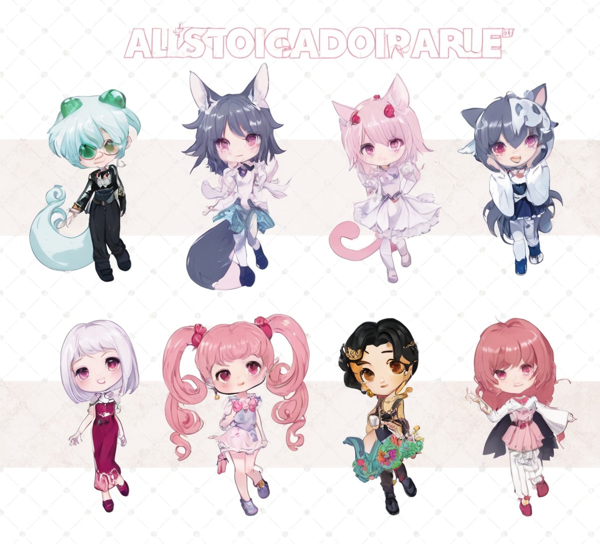 adopt, adoptable, artists, auction, characterdesign, fantasy, fantasycharacter, humanoid, originaldesign, outfitdesign, pink, adoptablesopen, chibibatch, chibis, chibicutekawaii