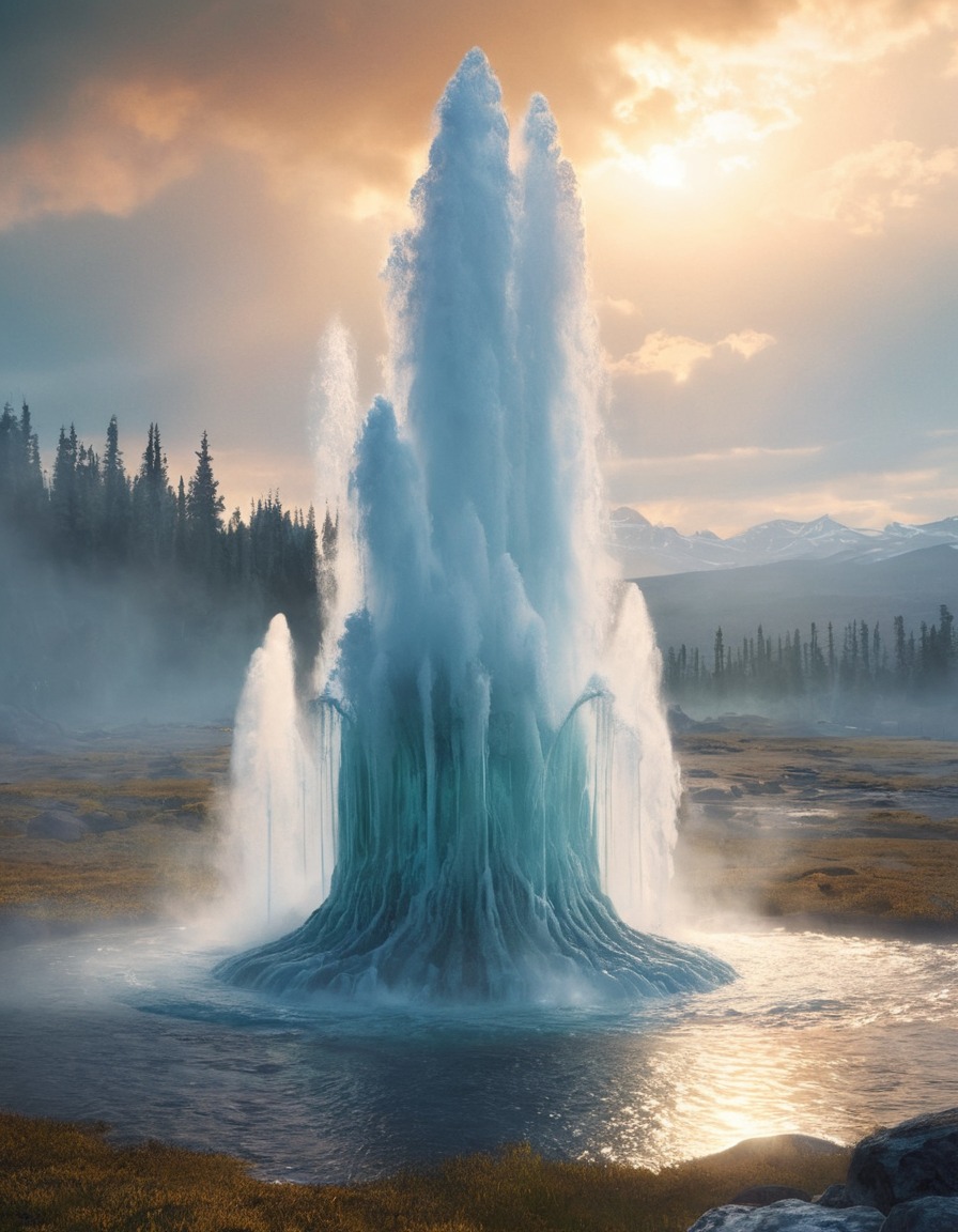 nature, geyser, beautiful, environment, thermal feature