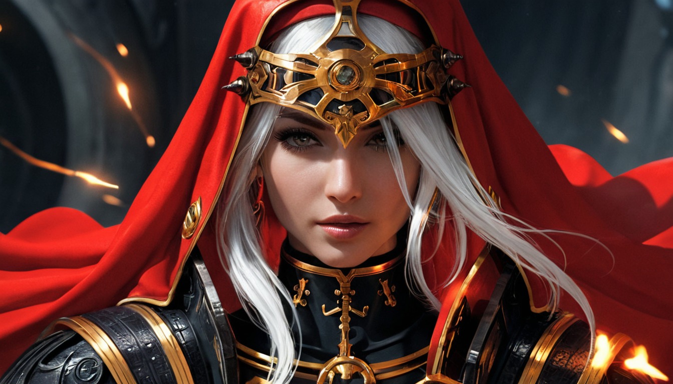 sisterofbattle, sistersofbattle, warhammer, warhammer40k, wh40k, warhammerfanart, adeptasororitas, sistersofbattlewarhammer40, aiart, sister_of_battle, adepta_sororitas, warhammer40kfanart, wh40kfanart, warhammercommunity, wh40kart, sistersofbattle40k, ai_artwork, ai_community, leonardoai, leonardo_ai, leonardoaiart