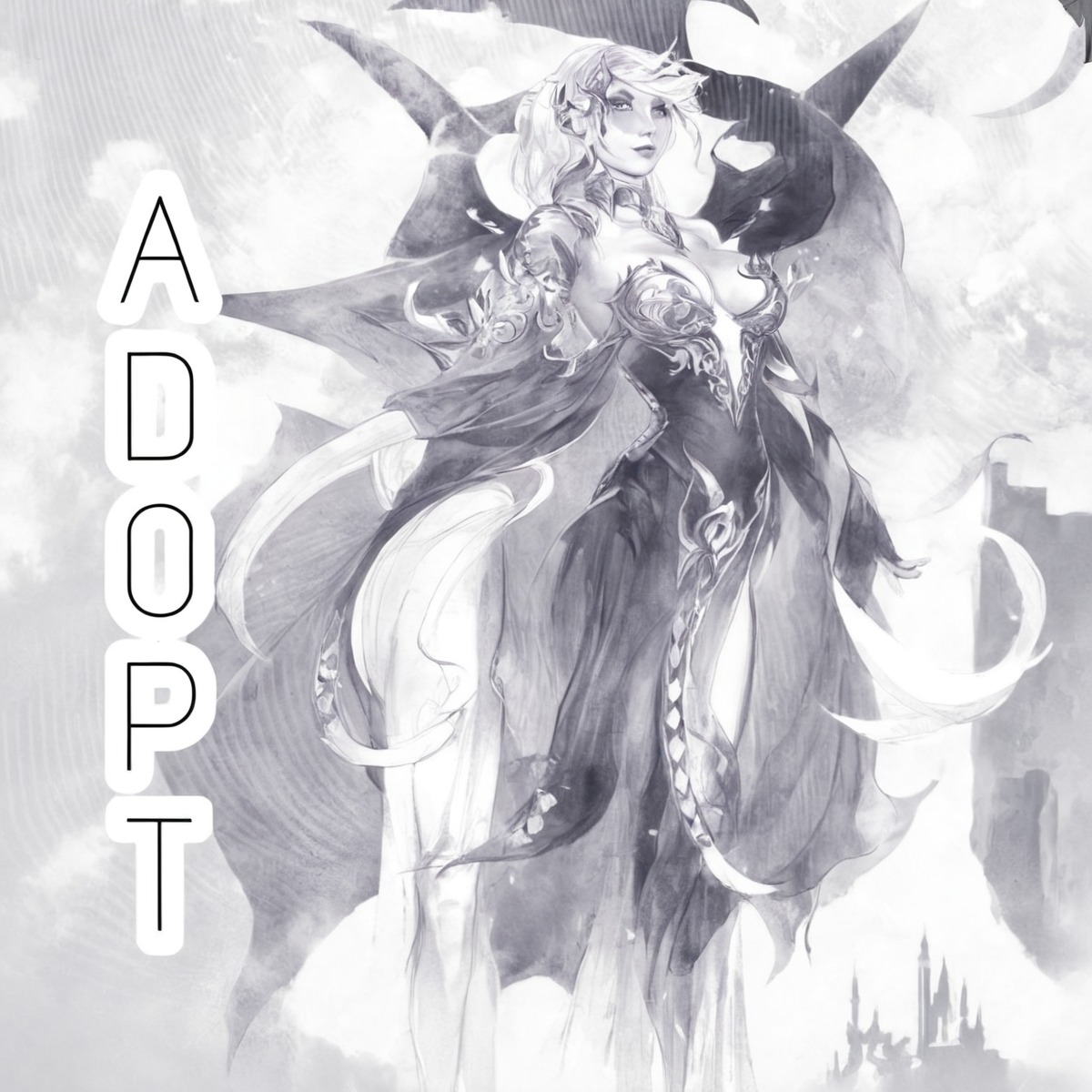 adoptable, adoptablesopen, adoptableauction, humanoid, sale, digitalart, chibiadoptable