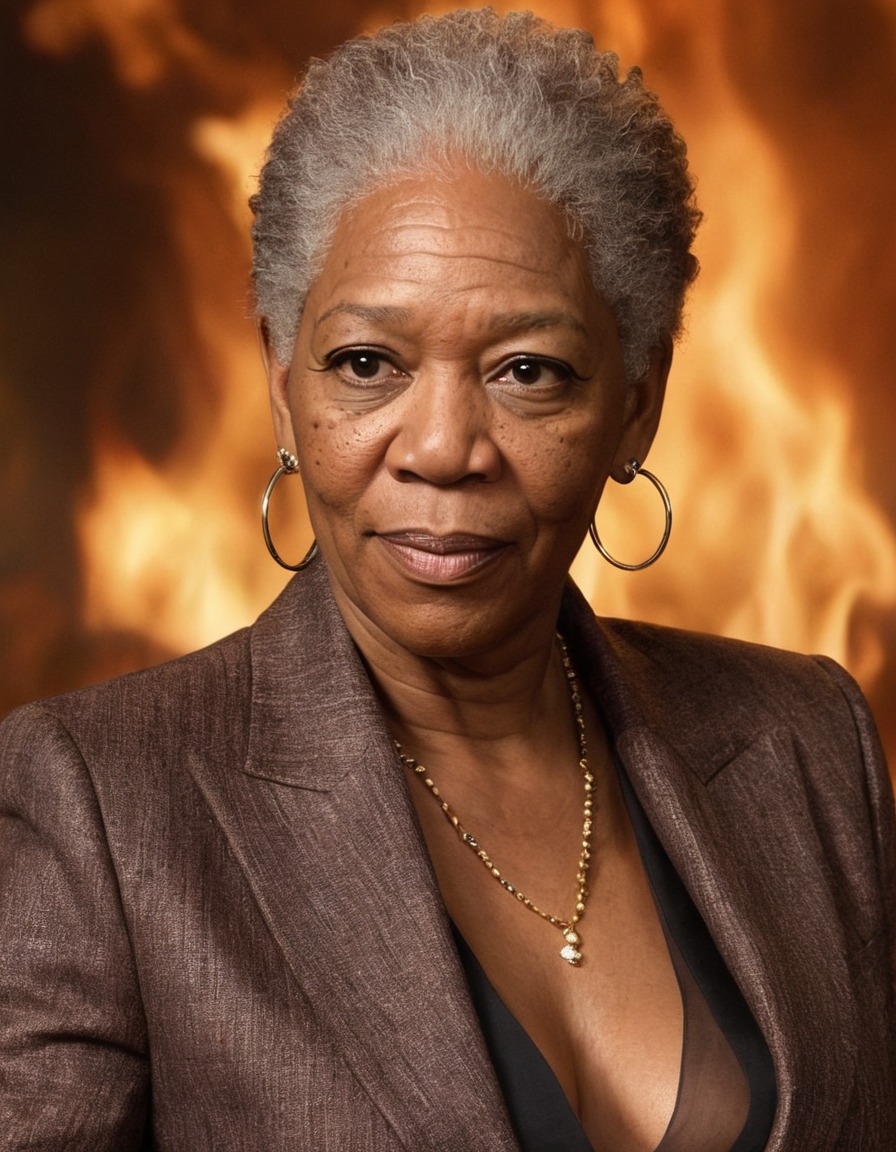 morgan freeman, gender swap, celebrity, gender transformation, actress