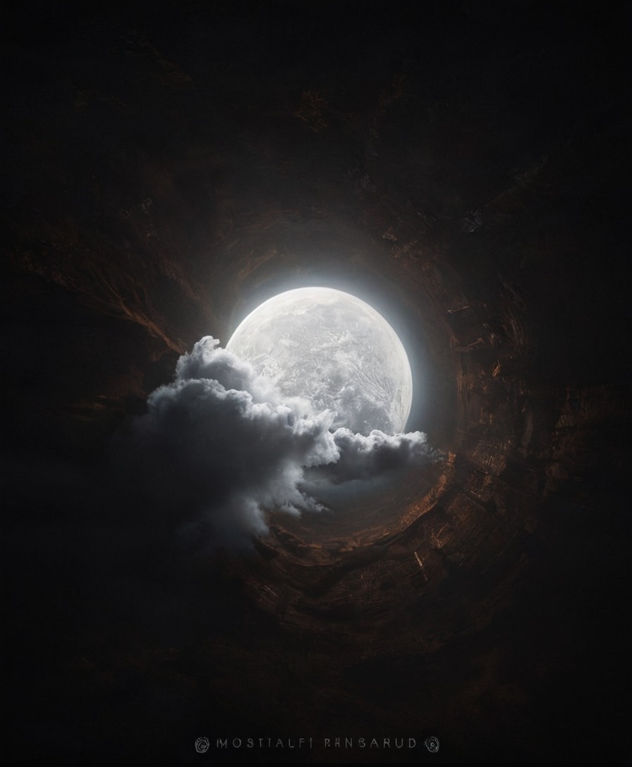 landscape, paradise, nature, adventure, explore, travel, travelling, photography, moon, full moon, aesthetic, sky, clouds, dark academia, goth