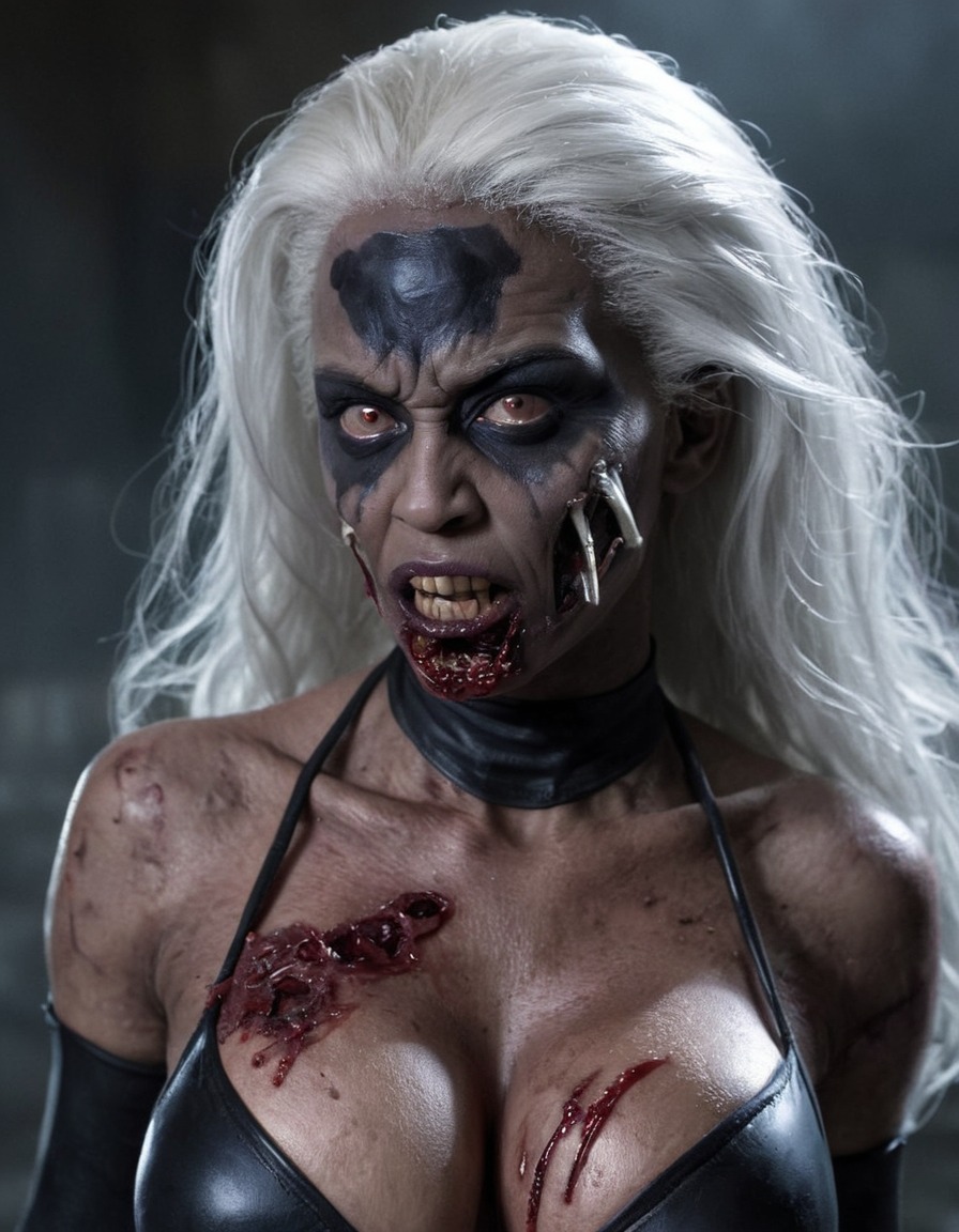 zombie, storm (x-men), marvel, undead, mutant, apocalypse, superhero