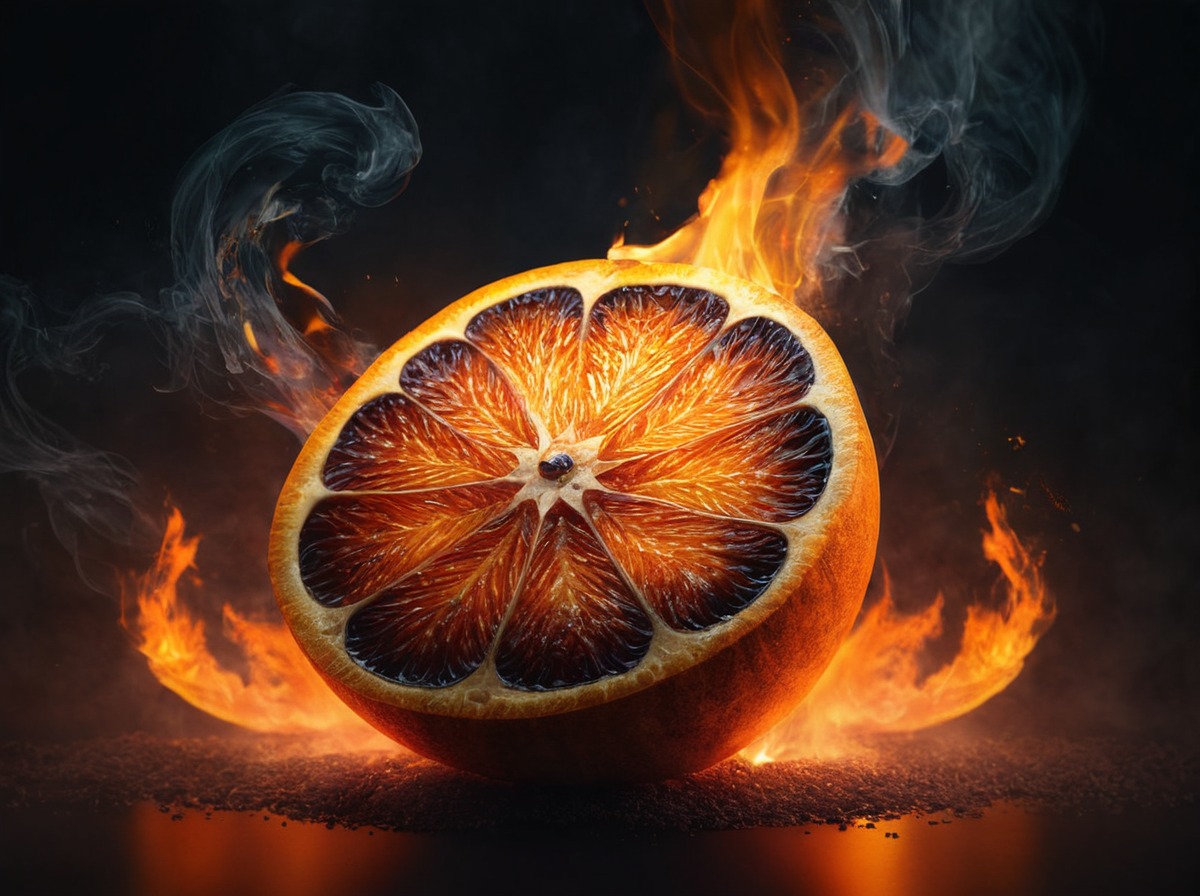 digitalart, magic, beautiful, burnt, burntorange, dailydeviation, epic, food, nature, orange, photoshop, smoke, fire