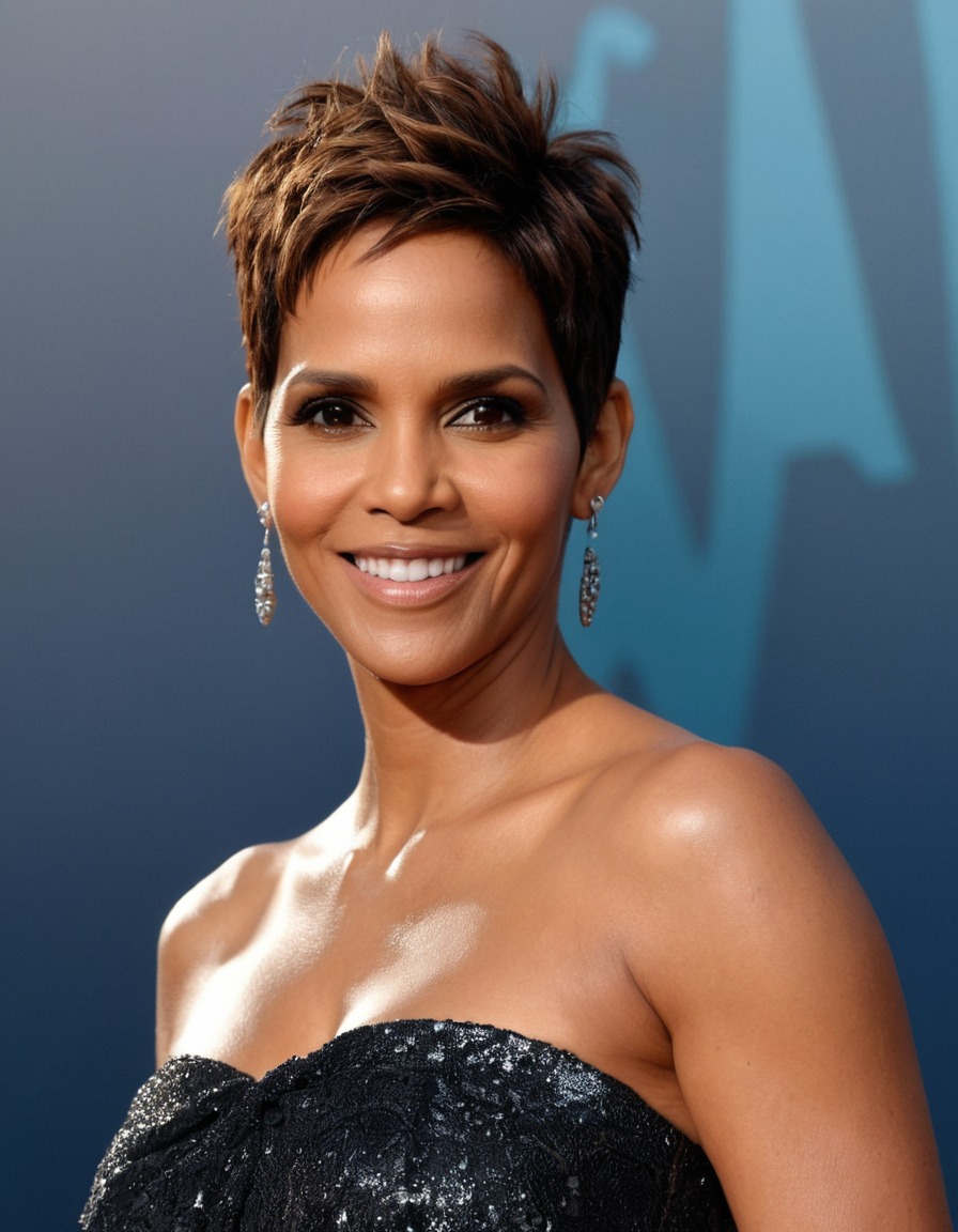 halle berry, smiling, actress, celebrity, fashion, beauty, red carpet