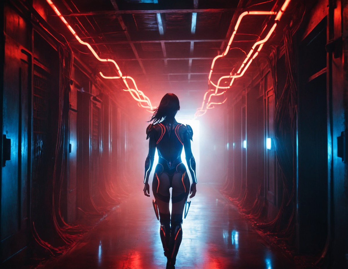 cyberpunk, betrayal, comingofage, courage, dystopian, emotionalconflict, exoskeleton, fatherdaughter, fightingfortruth, illusions, kira, mystery, neonlights, scififantasy, darklit, searchfortruth, labexperiments, aiart, superheroorigin, powerandcontrol, undergroundlab, deepsecrets, characterjourney, stablediffusion, sdxl, unitycorporation, roguescientist, heroinshadows