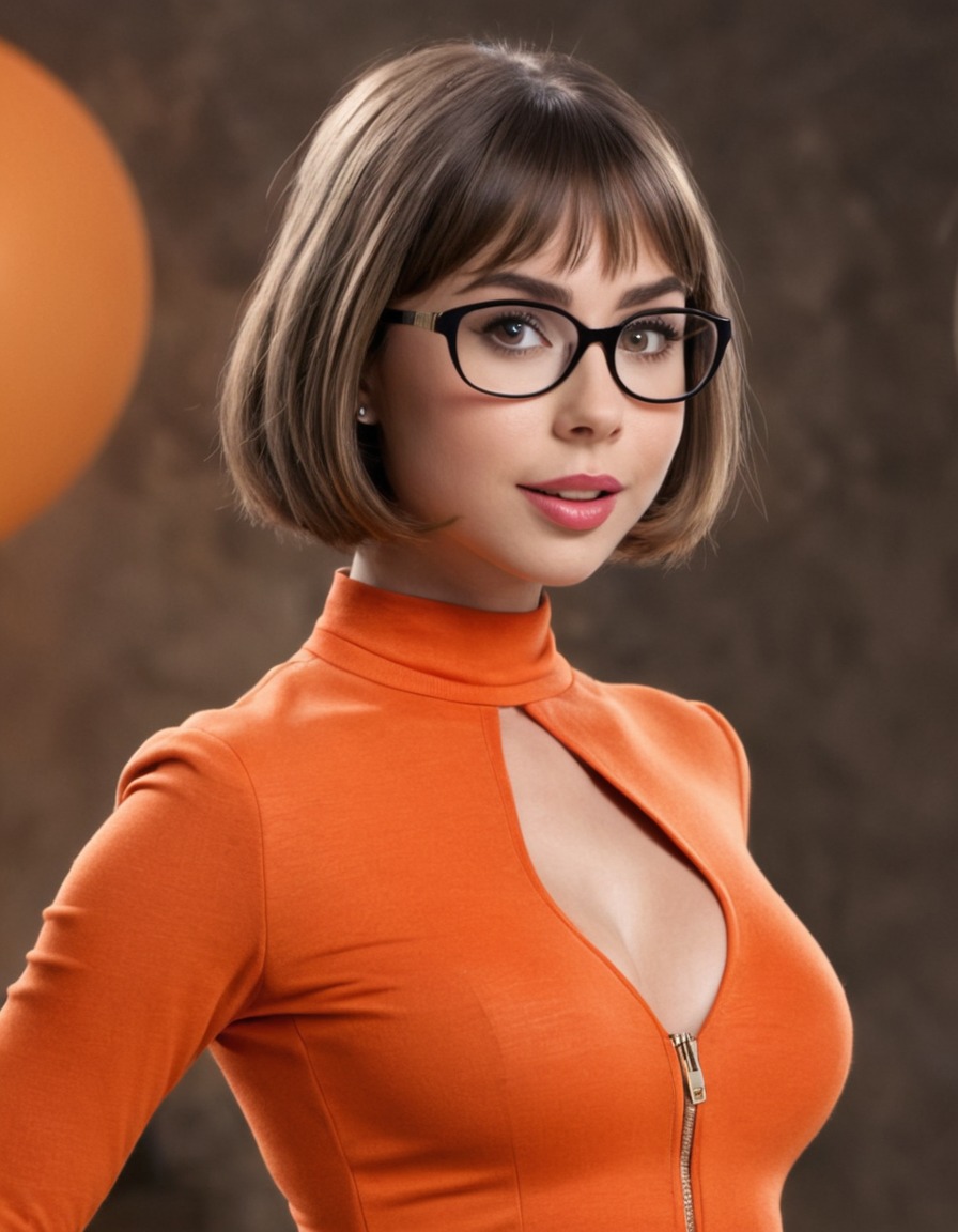 pron, velma dinkley, riley reid, cosplay, parody, adult film, scooby-doo