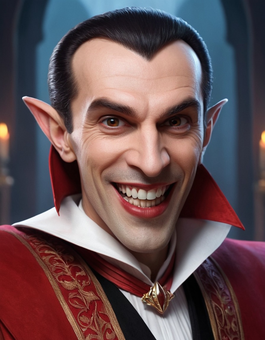 dracula, romanian culture, cartoon character, halloween, caricature, funny