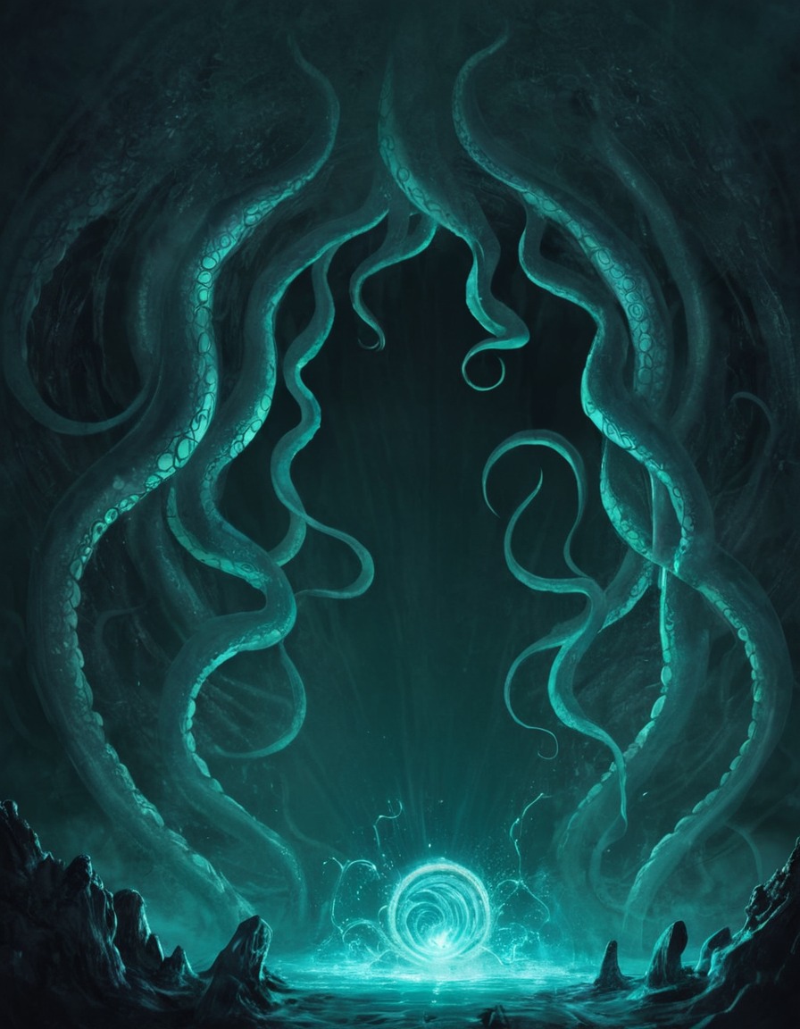 portal, eldritch, energy, tentacles, otherworldly, lovecraft, howard lovecraft