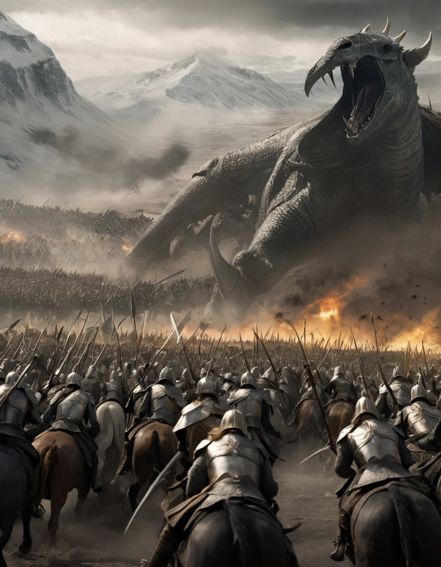 battle, warfare, cavalry, courage, epic, john tolkien, tolkien