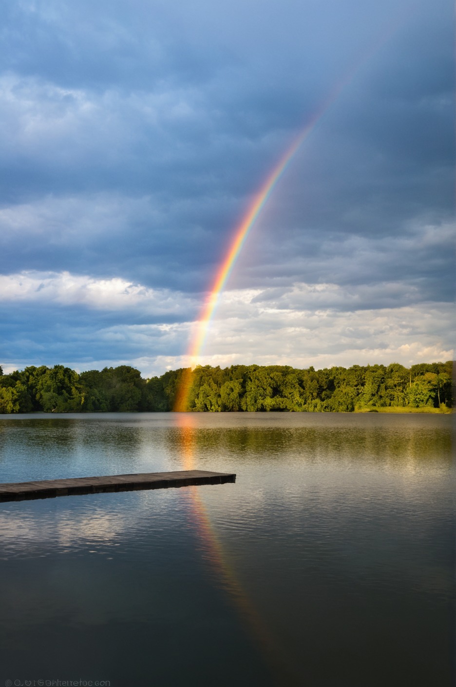 nature, nature photography, rainbow, sky, summer, summertime, lake, pennsylvania