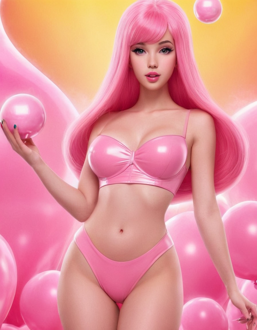 princess bubblegum, adventure time, modern, fashion, character design