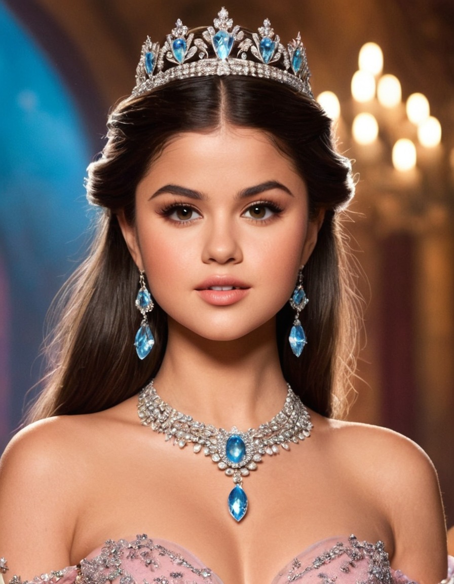 selena gomez, disney princess, celebrity, beauty, fashion, actress