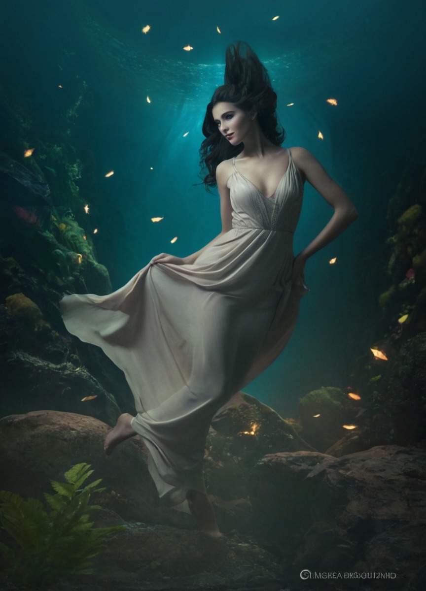 digitalart, beauty, drowninggirl, ophelia, photomanipulation, shakespeare, tragedy, water, woman