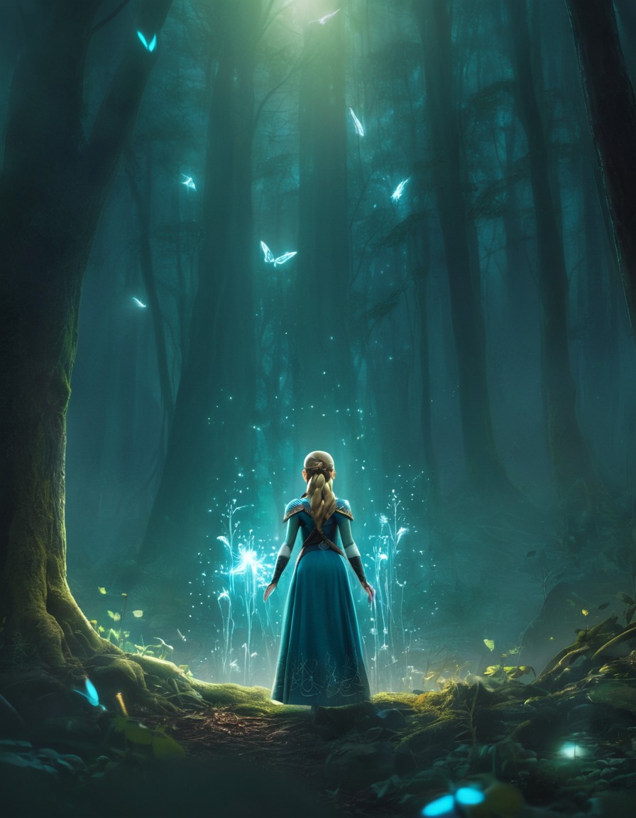 fantasy, princess, forest, fairies, magic, games, girls from games