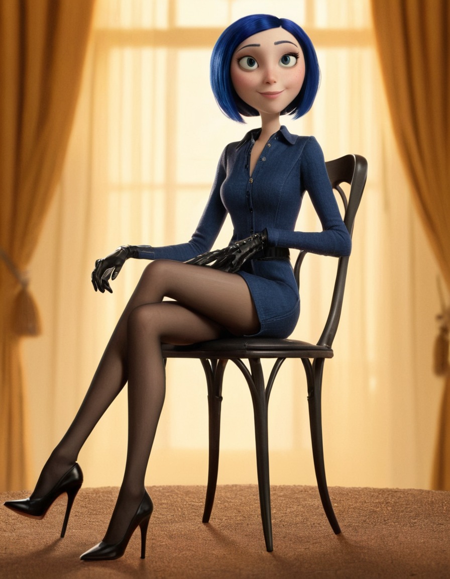 coraline jones, coraline, real-life, pretty woman, reimagined, character transformation, fictional character