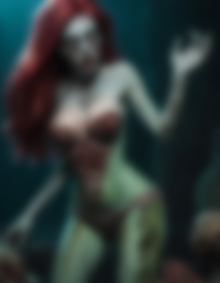 zombie, ariel (the little mermaid), horror, disney, undead, fairy tale, dark twist