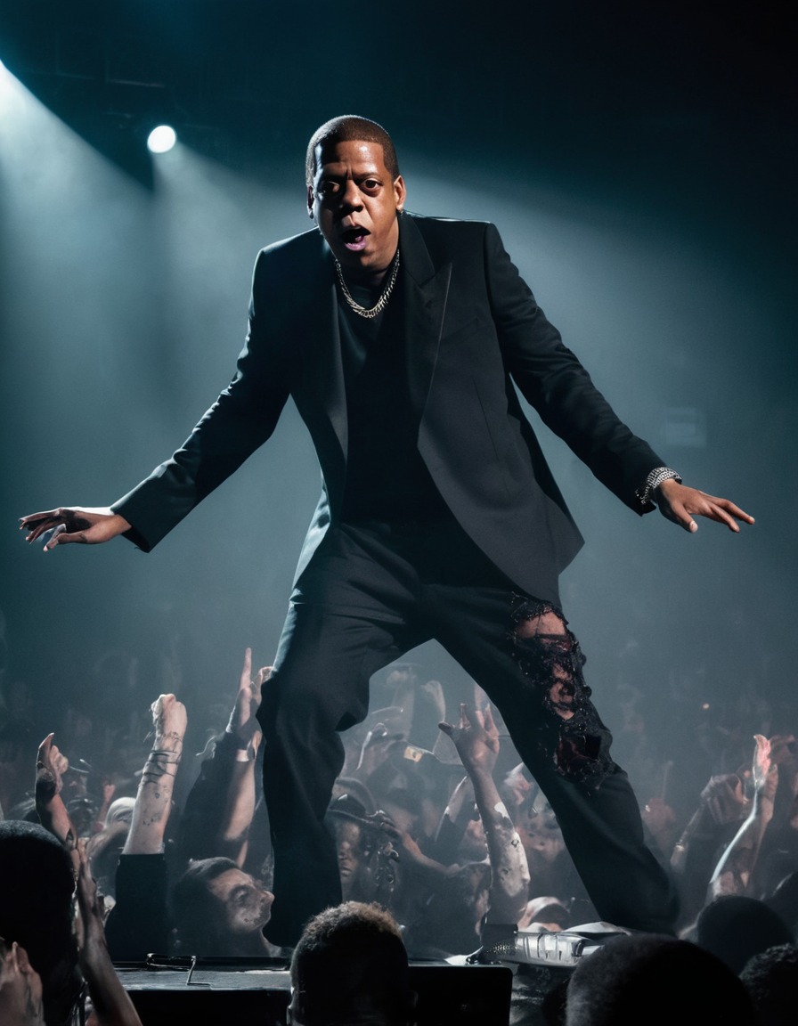 jay-z, zombie, performance, concert, music, undead, celebrities