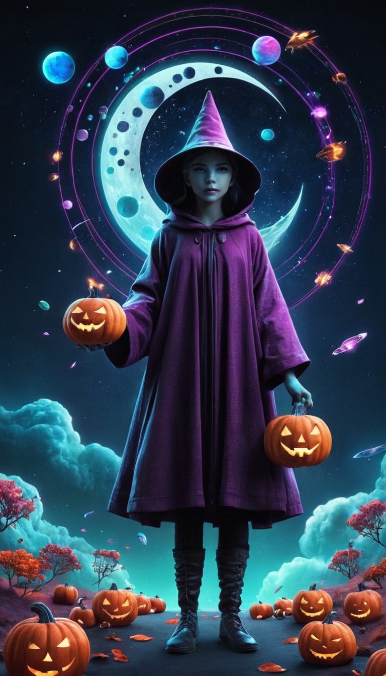 digitalart, magic, spooky, halloween, surreal, trickortreat