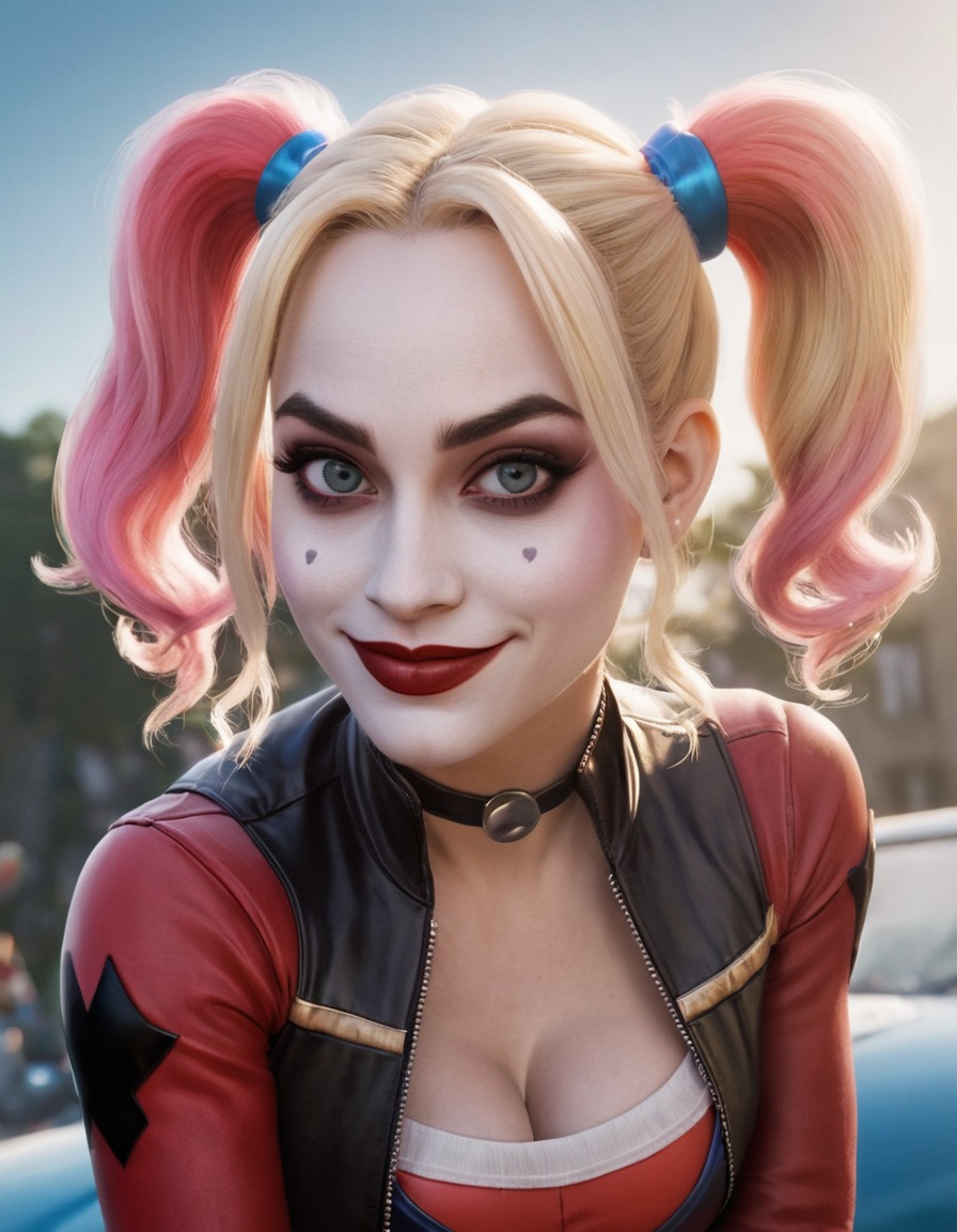 fun, harley quinn, dc comics, comics, humor, caricature, villain