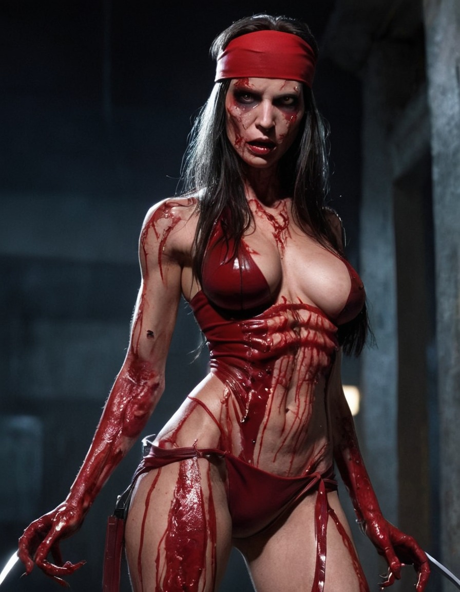 zombie, elektra (marvel comics), superhero, undead, easter eggs, comic books, marvel universe