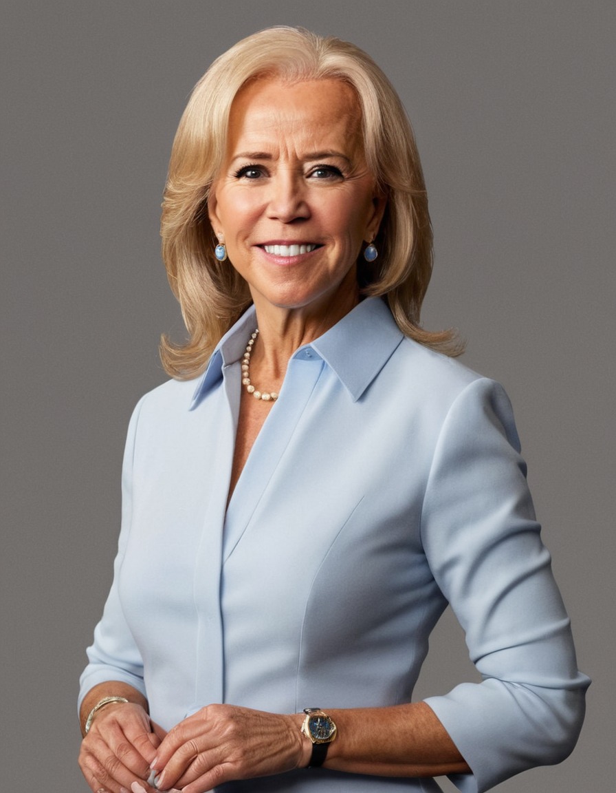 joe biden, gender transformation, female version, politician, identity, gender identity, transformation