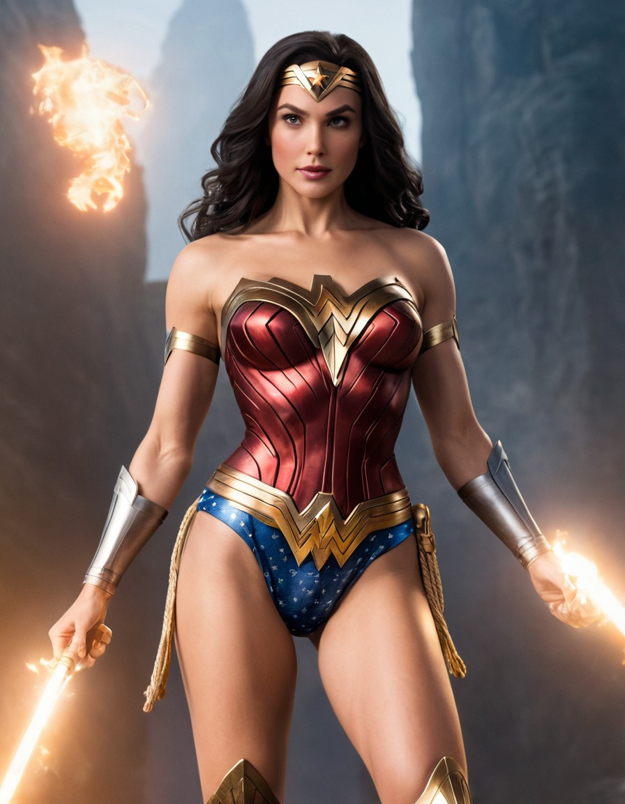 wonder woman, dc comics, superhero, power, bikini, superheroine