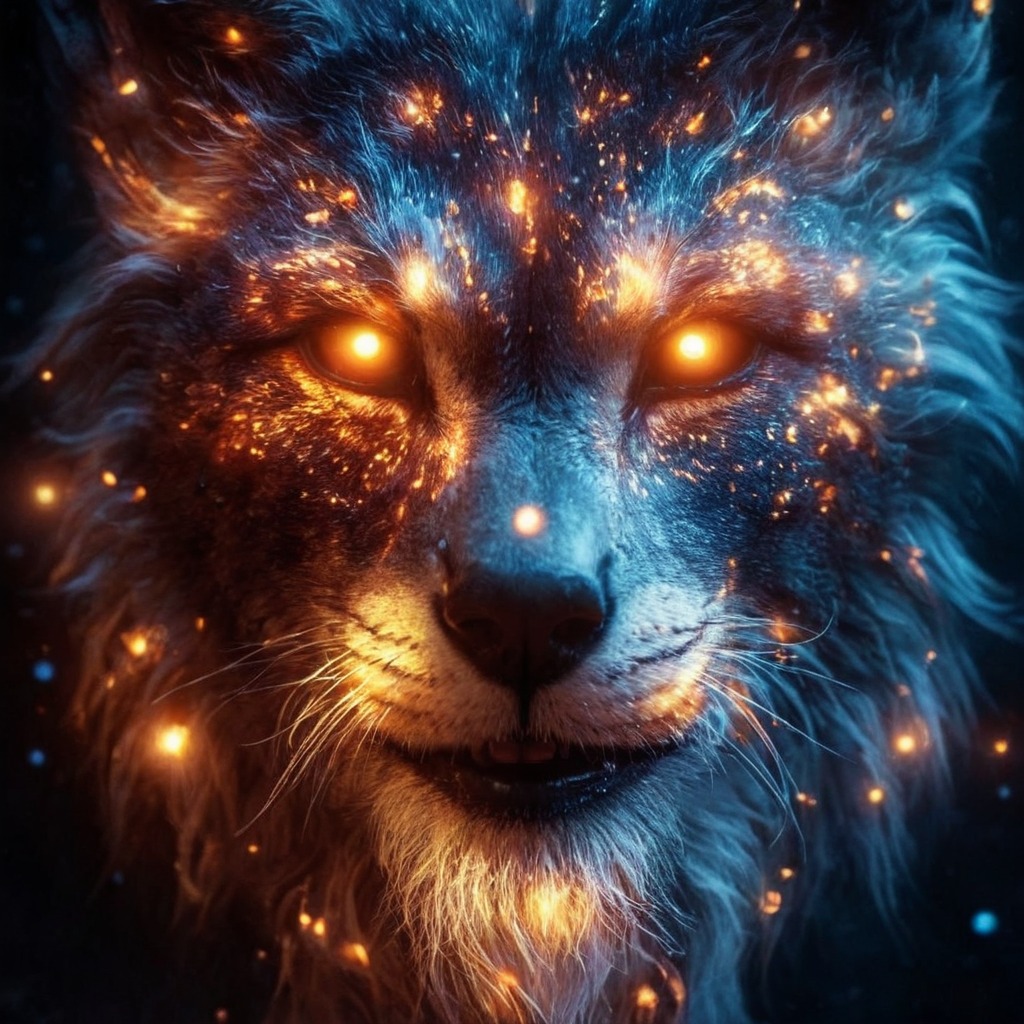 digitalart, magic, fantasyart, animal, horror, photorealistic, wolves, wallart, characterdesign, photography, portrait, wallpaper, lightmagic