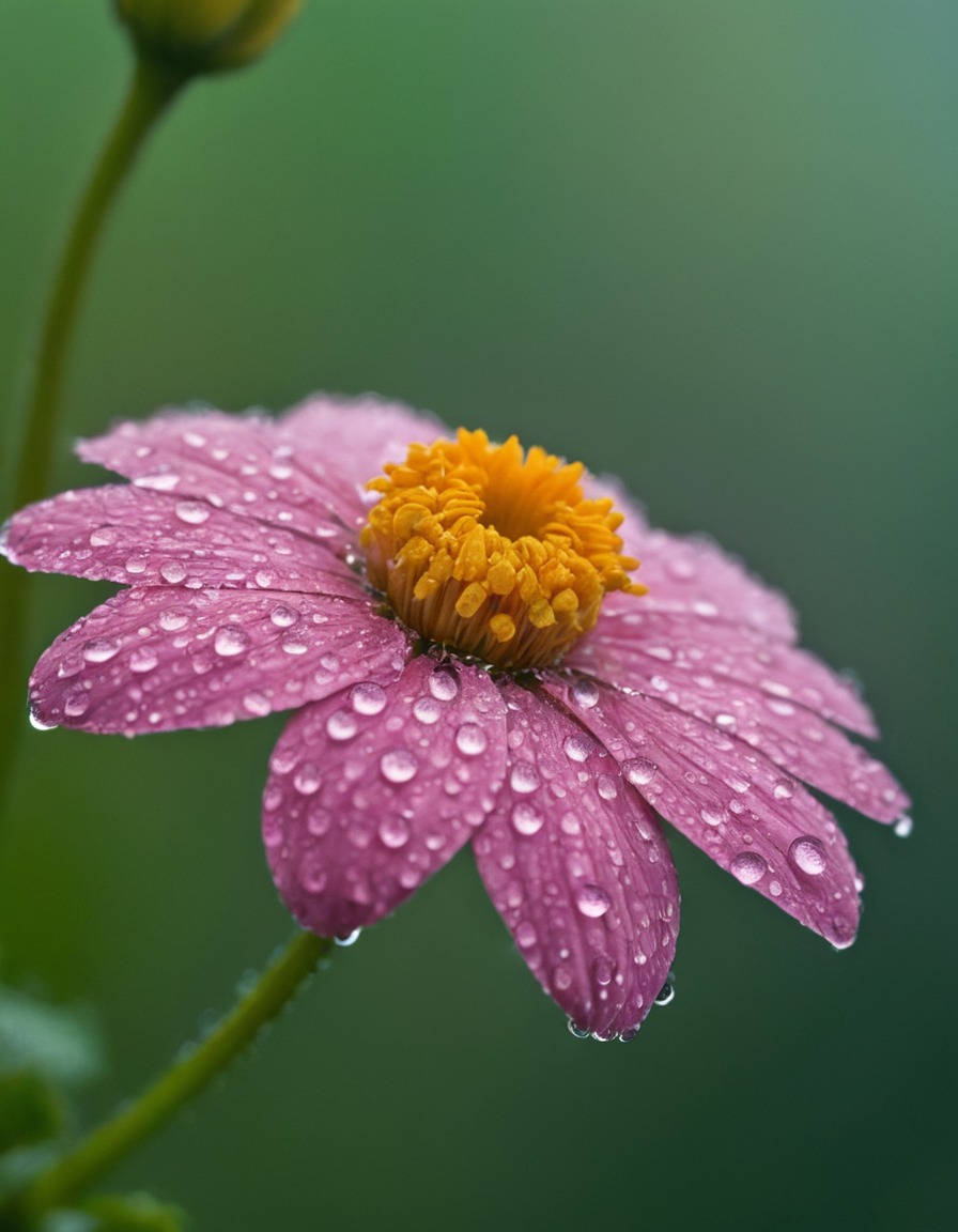 nature, flower, close-up, dewdrops, delicate, beauty