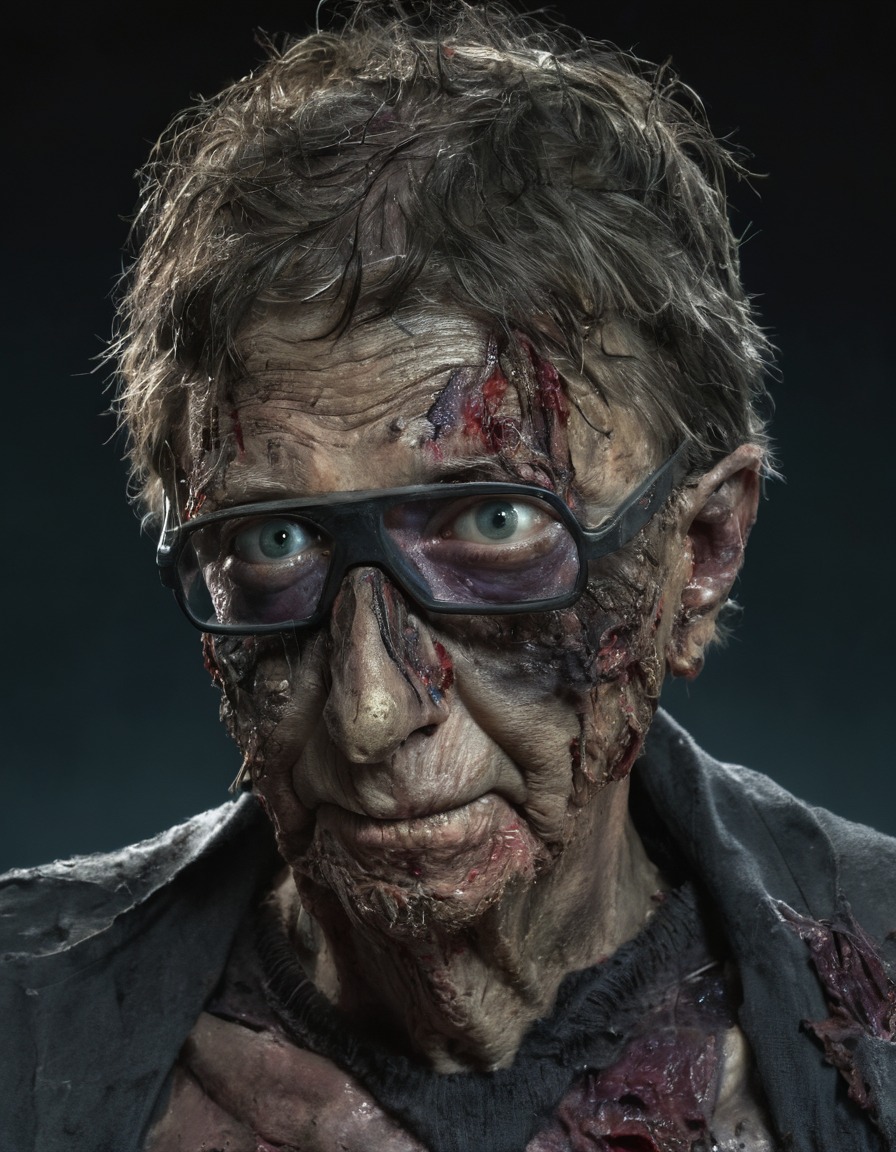 bill gates, zombie, decay, hunger, celebrities