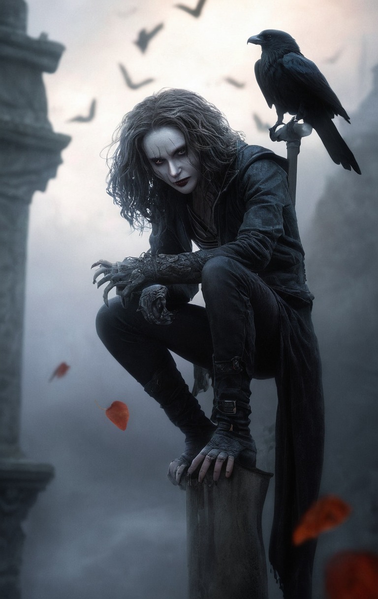 gothic, thecrow, dailychallenge